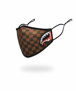 Alternative view of ADULT SHARKS IN PARIS (SIDE SHARK) FORM-FITTING FACE MASK
