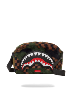 BIG SKY FUR SHARK MESSENGER BRICK BAG