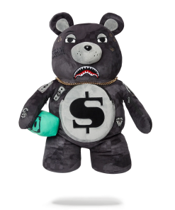 3AM NEVER SLEEP MONEYBEAR TEDDYBEAR BACKPACK