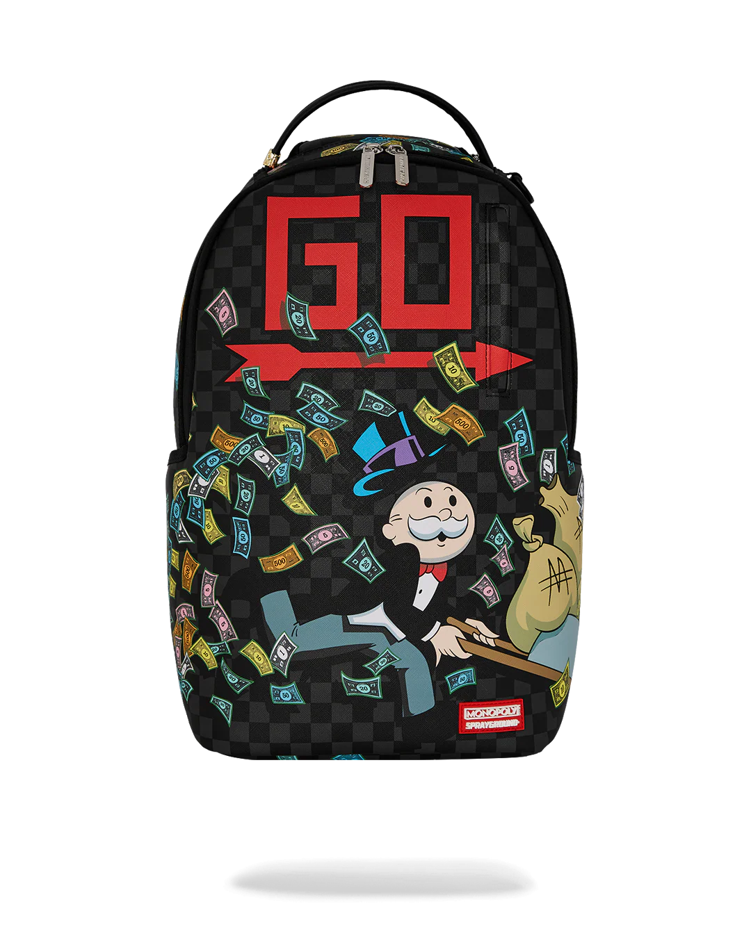MONOPOLY WHEEL BARREL BACKPACK