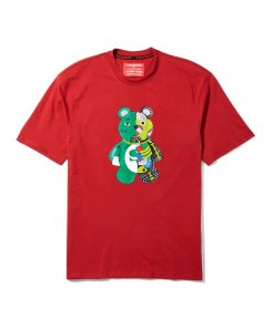 YOUTH ANATOMY BEAR T-SHIRT RED