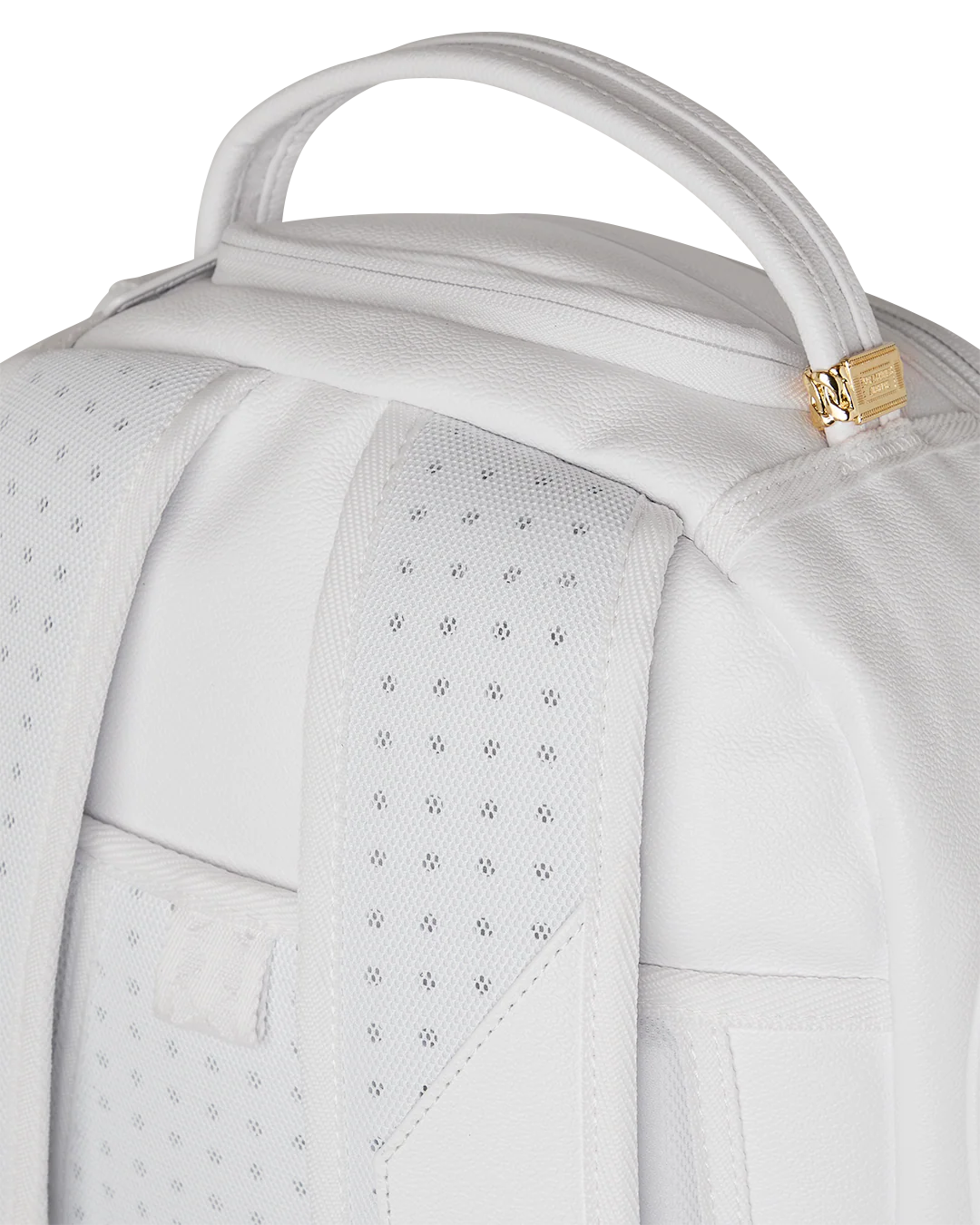 GOLD BRICK LUXE WHITE BACKPACK - Image 13