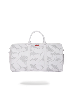 SHARK CHECK (WHITE) DUFFLE