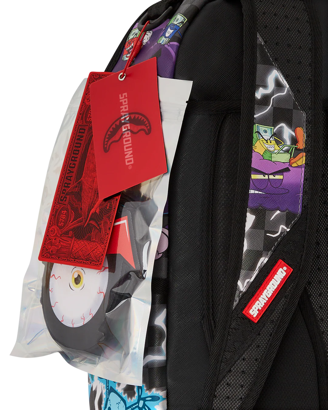 MONEY BOYS SPLIT CRAZY EYES - 6 REMOVABLE VELCRO EYE PATCHES - Image 18