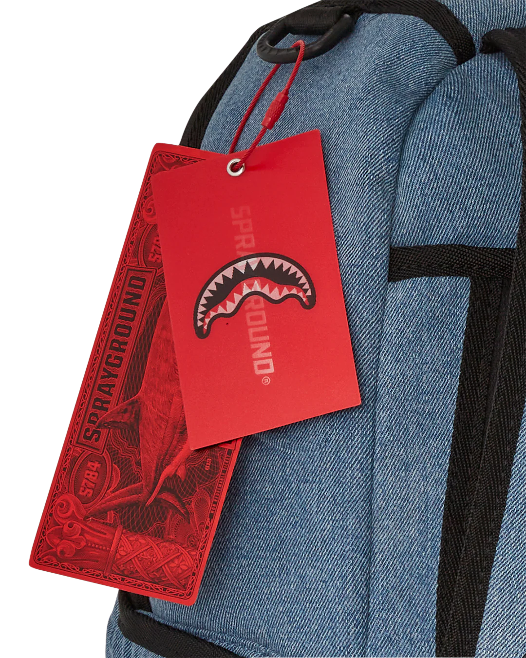 STONE WASH 3D SHARK BACKPACK - Image 9