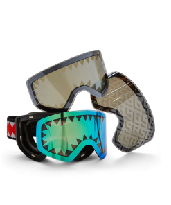 SKY HIGH SEEKERS ARCTIC SKI GOGGLES (3 INTERCHANGEABLE LENSES)
