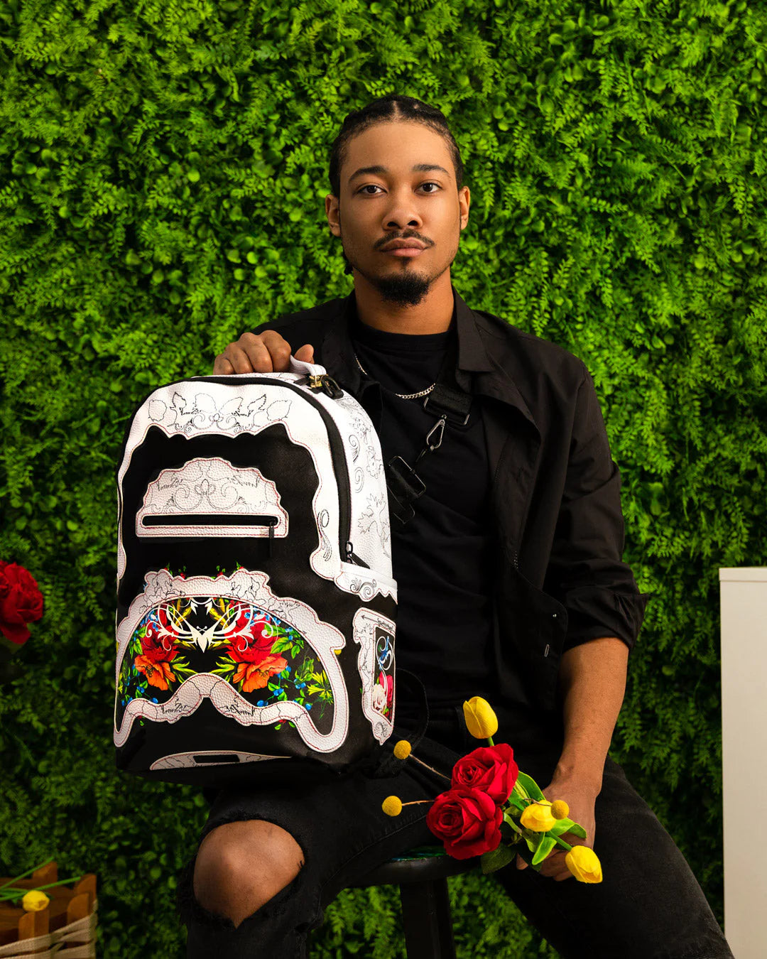 THE FLORAL CUT BACKPACK (DLXV) - Image 12