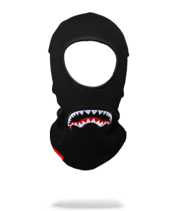BLACK SHARKMOUTH SKI MASK