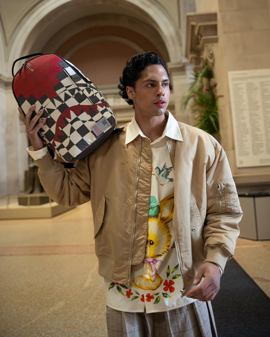 THE MET INCA CHECKERBOARD BACKPACK - Image 2