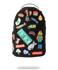 Alternative view of THE 32 REMOVABLE PATCHES VELCRO BACKPACK