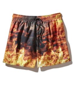 CAMO FIRE SHOTO SWIM TRUNKS