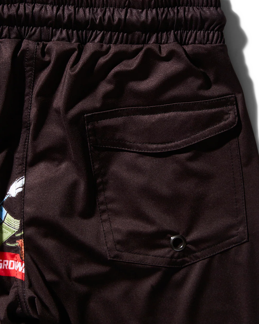 KIDS PATCH ALL-IN SWIM TRUNKS (BLACK) - Image 4