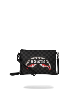 'WHAT THE BEEP' SHARK CROSSOVER CLUTCH