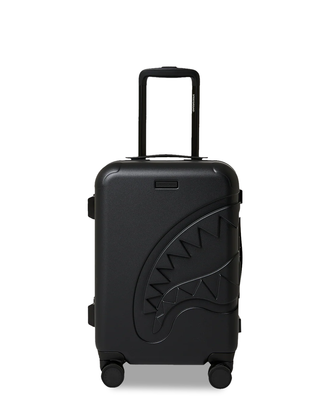 THE JOURNEY BEGINS SHARKITECTURE CARRY-ON LUGGAGE BLACK WITH EXTRA STICKERS - Image 6
