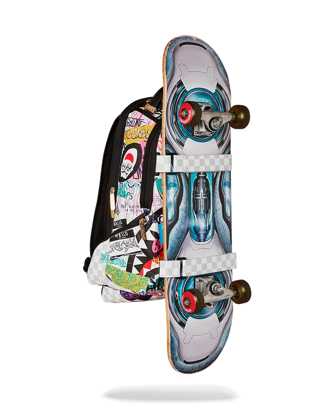 CREATE ANOTHER DAY SKATEBOARD-STRAP BACKPACK - Image 14