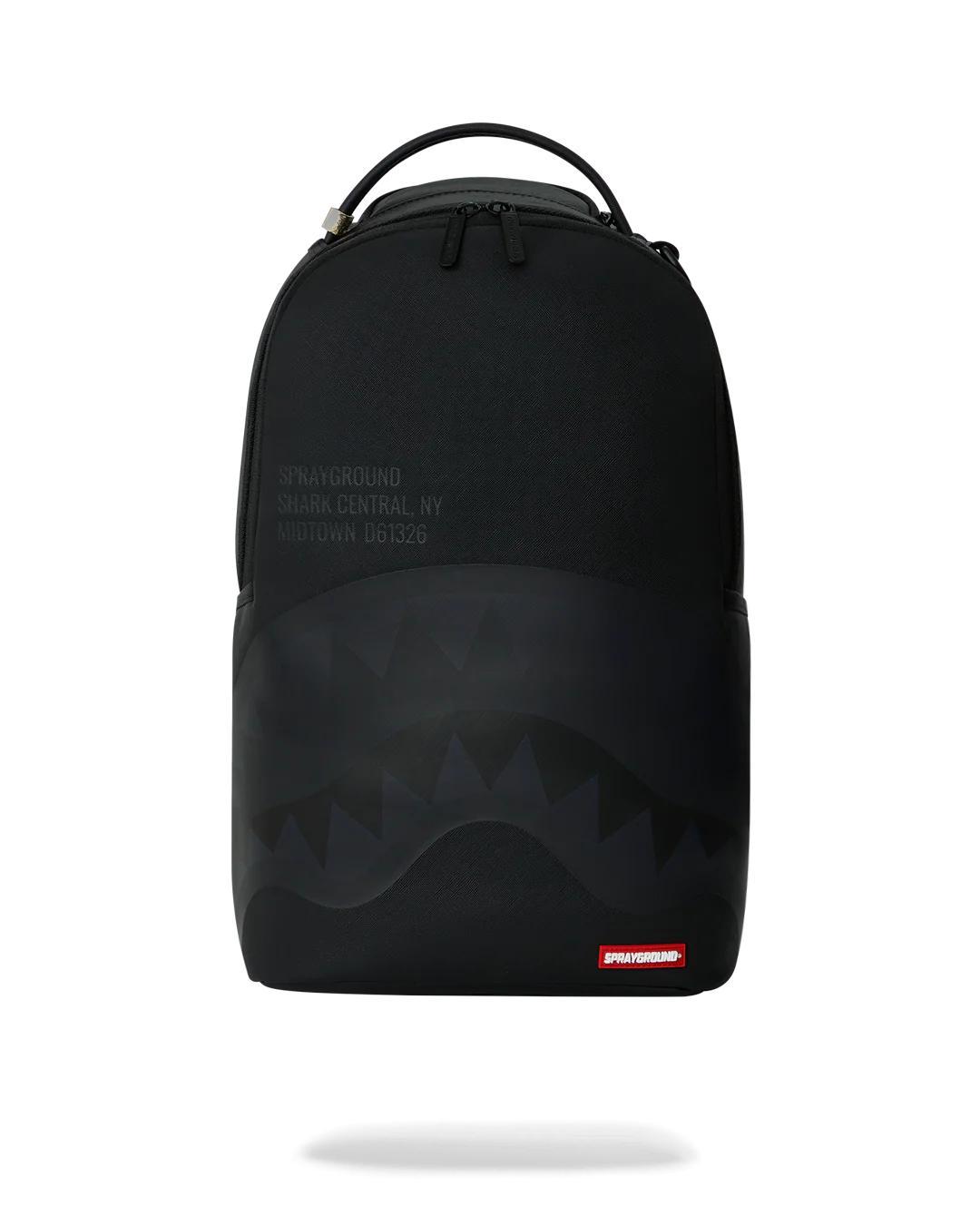 SHARK CENTRAL (BLK ON BLK) BACKPACK (DLXV)