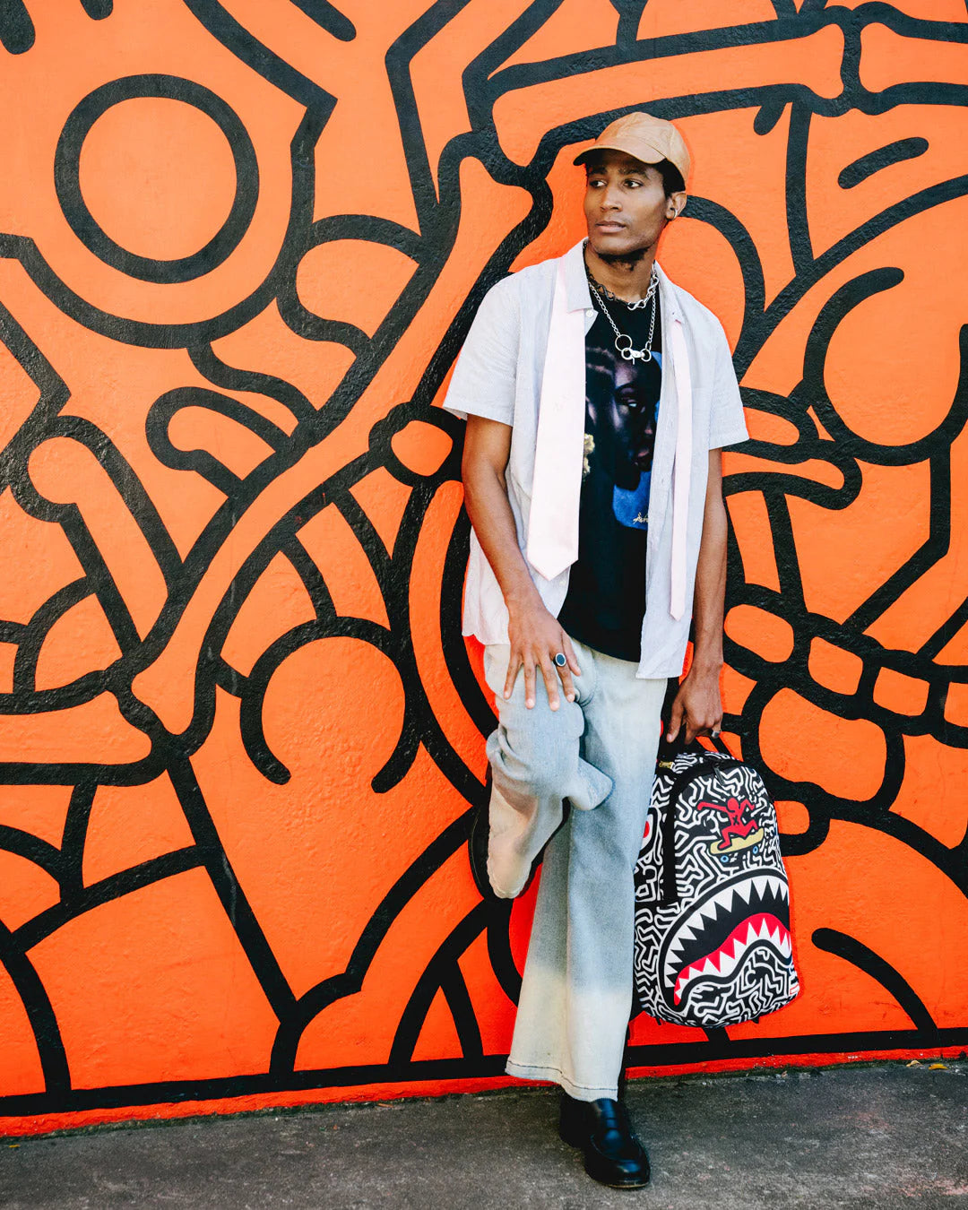 KEITH HARING SKATER SHARK DLXSR BACKPACK - Image 13