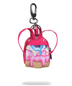 Alternative view of LEFT EYE SCREAM KEYCHAIN