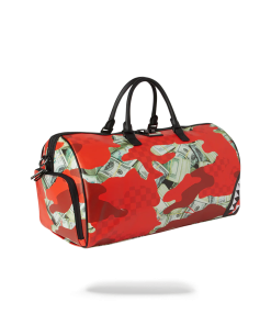 Alternative view of MONEY CAMO (RED) DUFFLE