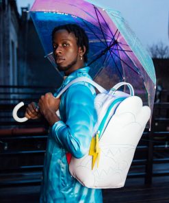 Alternative view of CLOUDY WITH A CHANCE OF SHARK BACKPACK (DLXV)