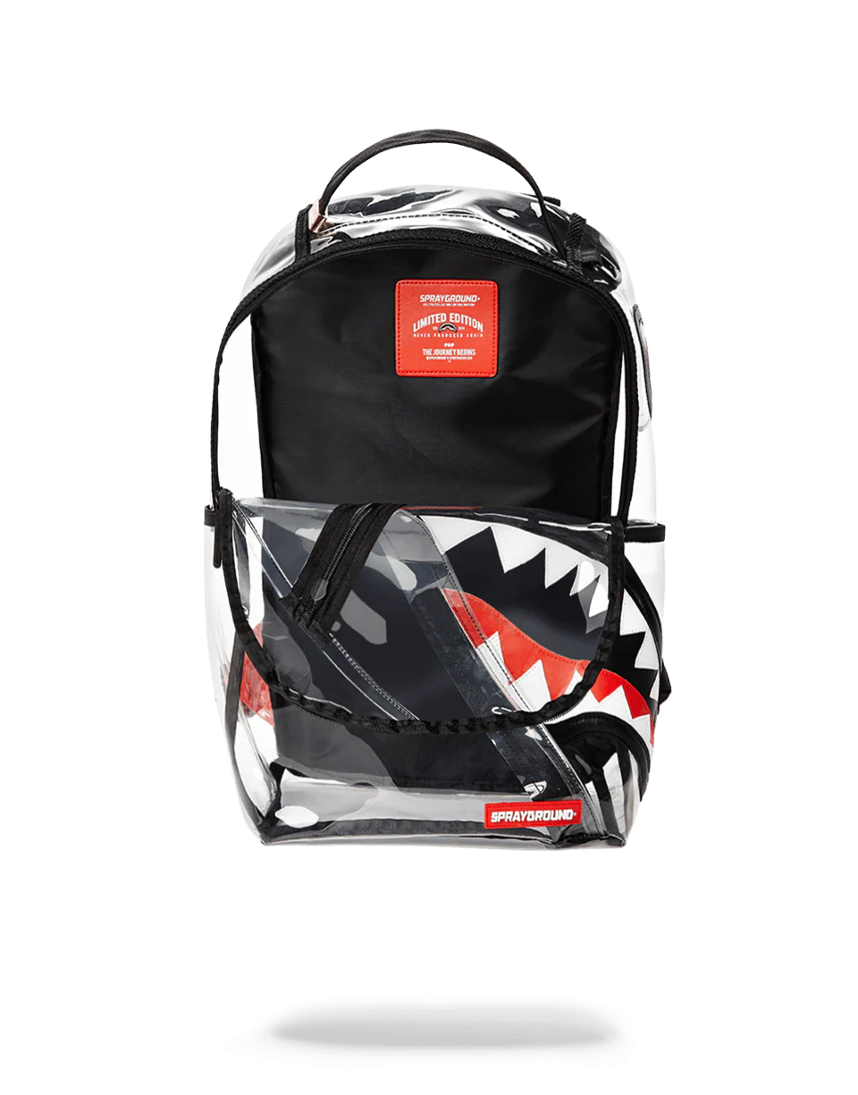 ANGLED 20/20 VISION SHARK CLEAR BACKPACK - Image 4