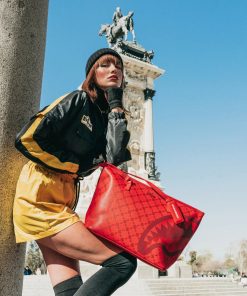 Alternative view of MONEY PATTERN BRICK TOTE