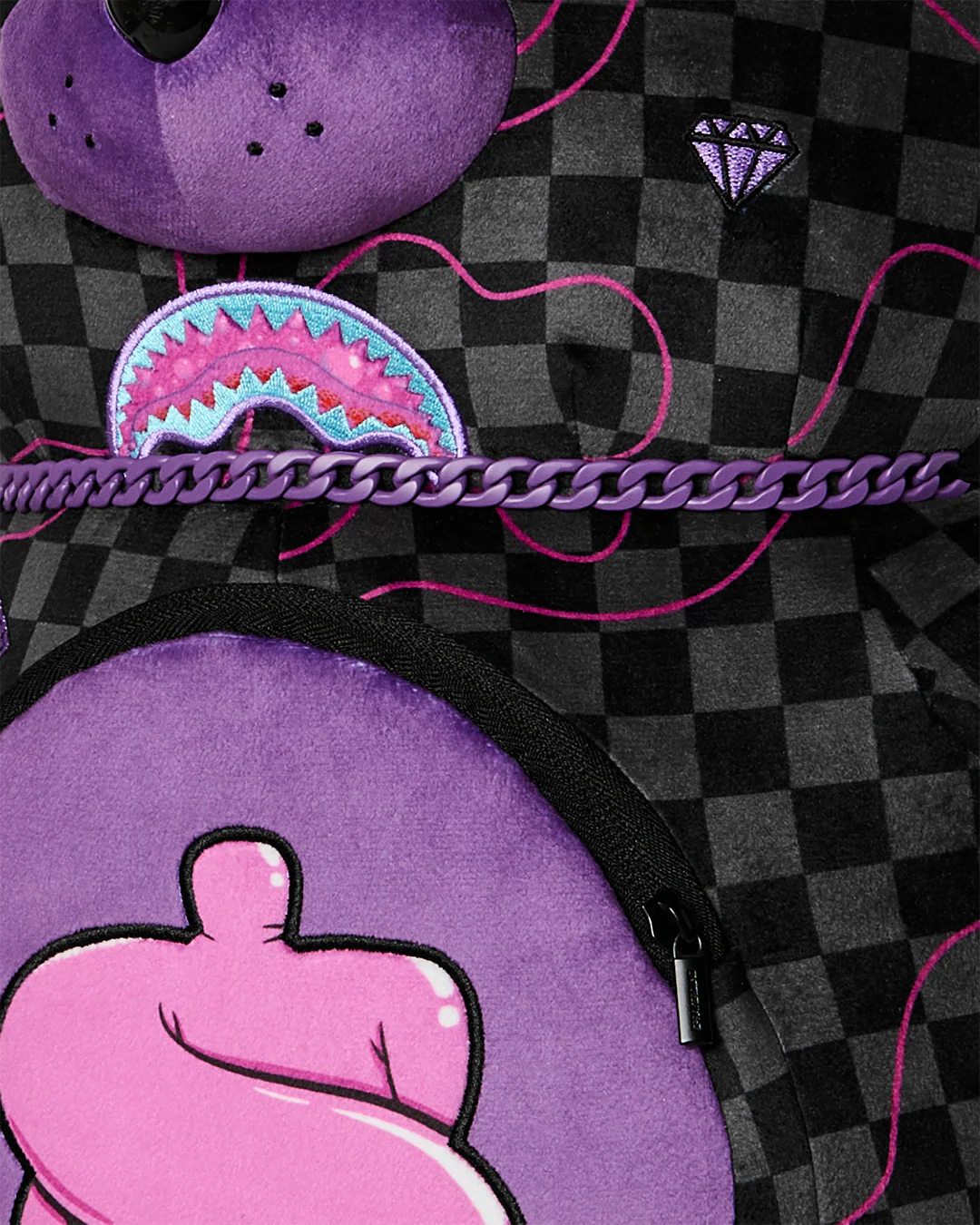 PURPLE SLIME SHARK MONEYBEAR BACKPACK - Image 11