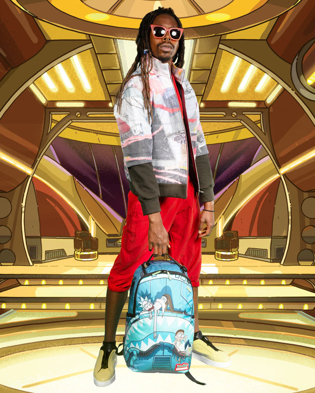 RICK & MORTY NAPSACK BACKPACK (DLXR) - Image 2