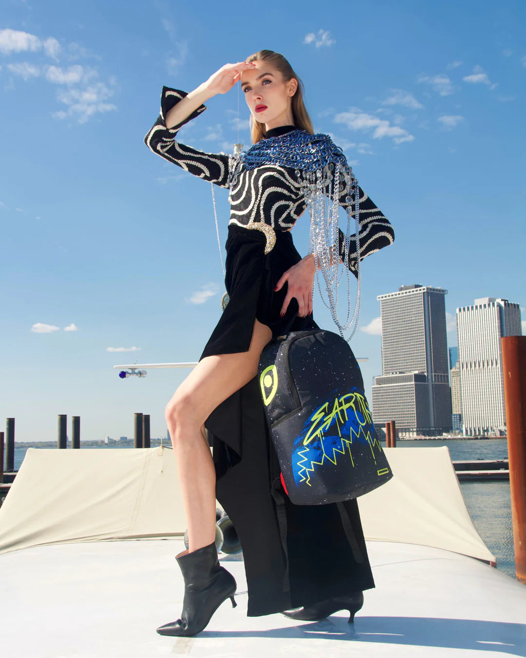 EARTH DAY EVERY DAY GLOW SHARK BACKPACK - Image 17