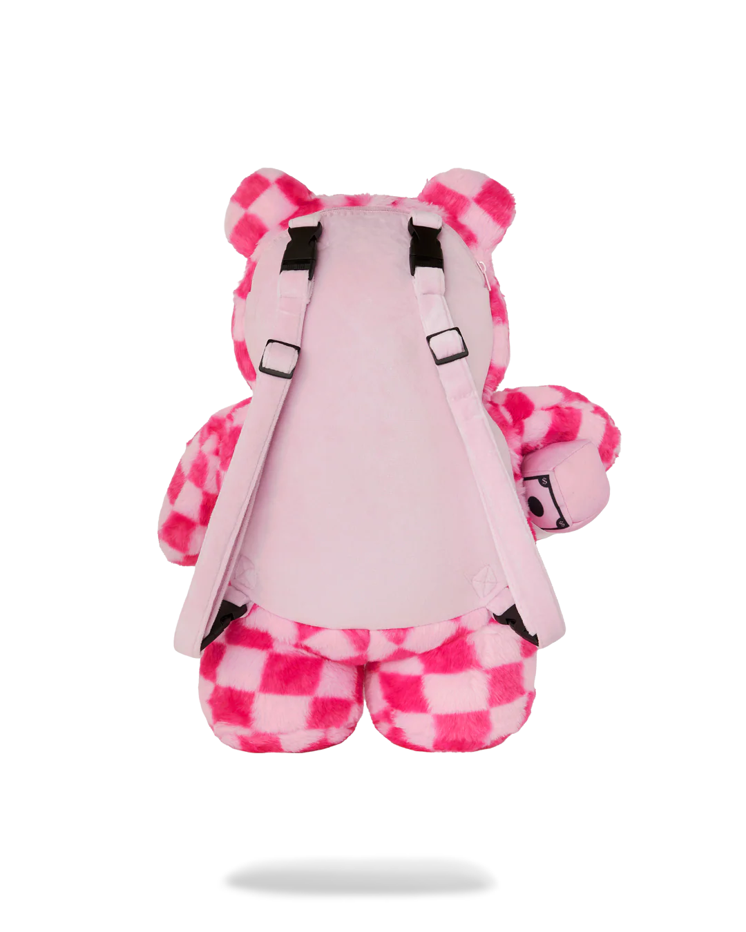 FURZILLA SHARK (PINK CHECK) MONEYBEAR BACKPACK - Image 7