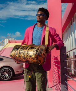 Alternative view of SQUID GAME COLLAB PIGGY BANK DUFFLE