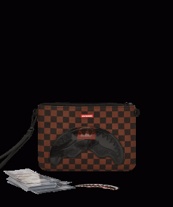 SHARKS IN PARIS CLEAR FOR TAKEOFF CROSSOVER CLUTCH WITH STRAP