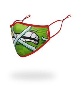 Alternative view of ADULT TMNT: RAPHAEL SHARK FORM FITTING FACE-COVERING