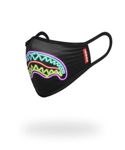 Alternative view of NEON SHARK FORM-FITTING MASK