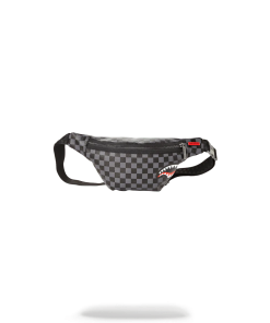 Alternative view of SHARKS IN PARIS (BLACK CHECKERED EDITION) CROSSBODY