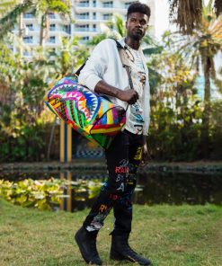 Alternative view of SHARKS IN PARIS CITY STREAKS DUFFLE