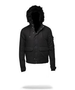 SOLID BLACK CHOPPER JACKET