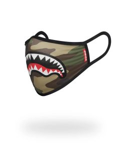 Alternative view of CAMO SHARKMOUTH FORM-FITTING MASK