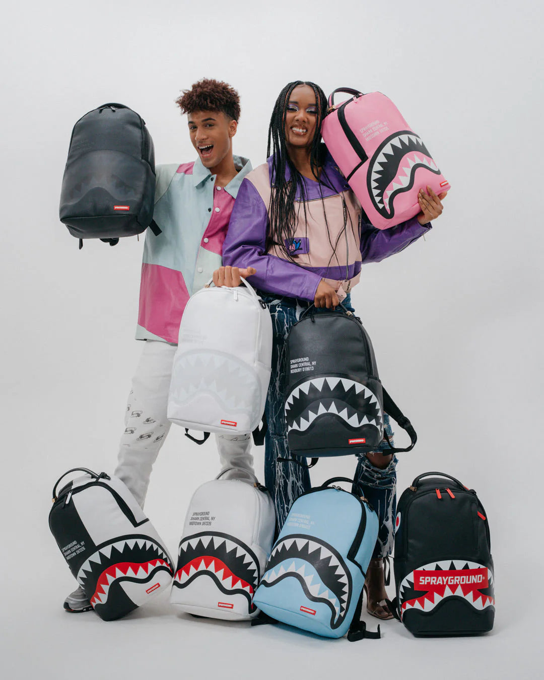 SHARK CENTRAL BLK/GRAY BACKPACK (DLXV) - Image 8