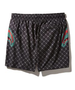 Alternative view of MIDNIGHT MONEY PATTERN SHOTO SWIM TRUNKS