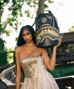 Alternative view of A.I. AFRICAN INTELLIGENCE SHARKS OF THE GOLD OCEAN BACKPACK - SANDFLOWER COLLAB
