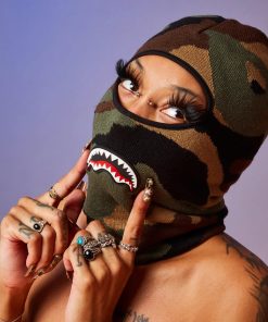 Alternative view of CAMO SHARK SKI MASK
