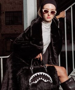Alternative view of FURZILLA SHARK (NIGHT) MINI DUFFLE