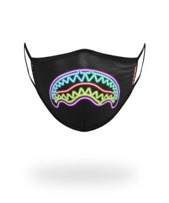 NEON SHARK FORM-FITTING MASK
