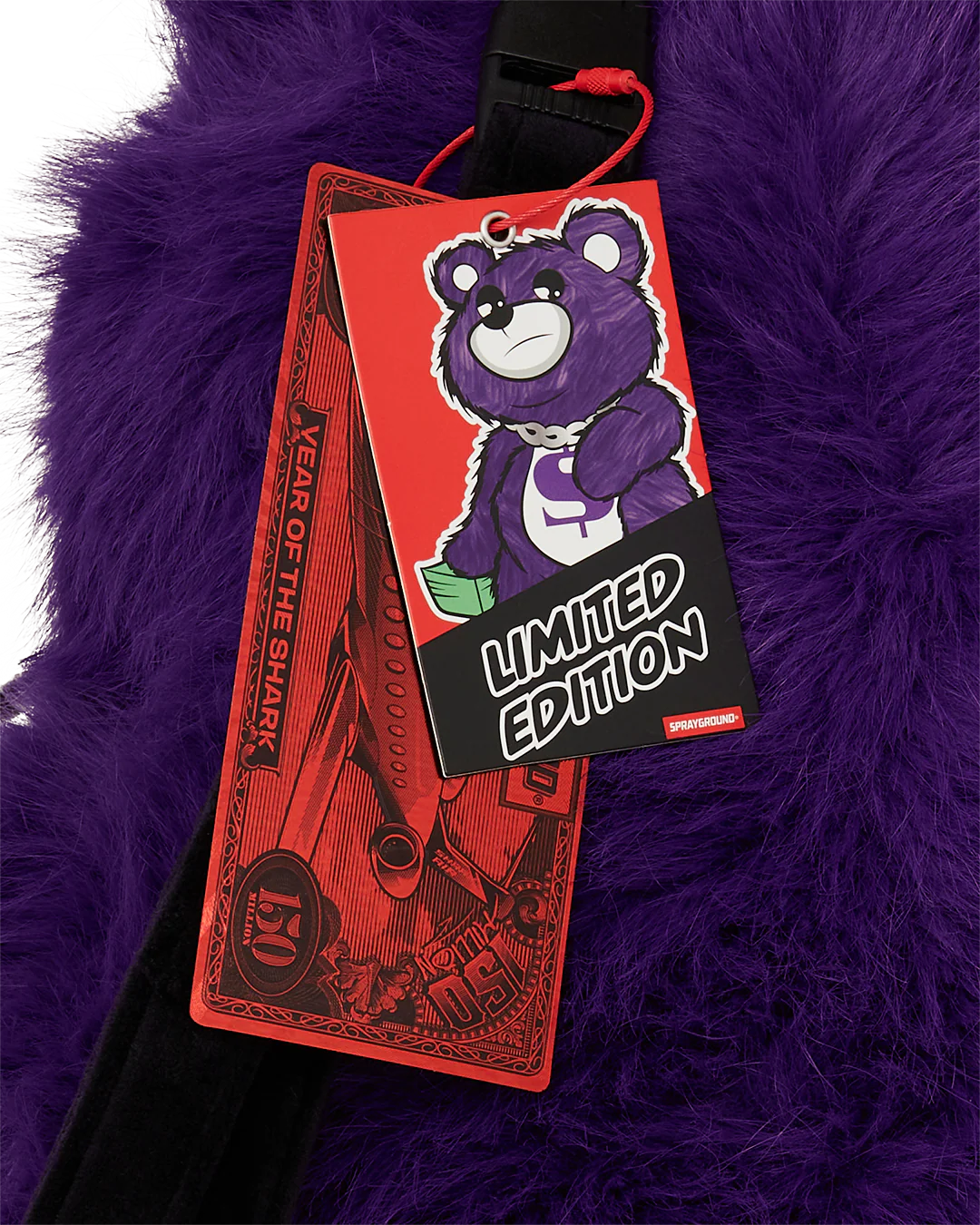 FURZILLA SHARK (PURP) MONEYBEAR BACKPACK - Image 12