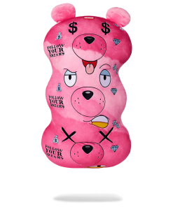 MONEYBEAR TRIPLE PINK PLUSH TOY/PILLOW