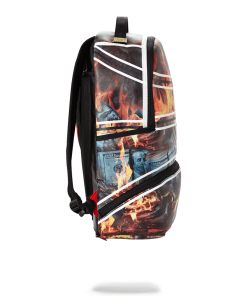 Alternative view of SPALDING X SPRAYGROUND FIRE MONEY BACKPACK