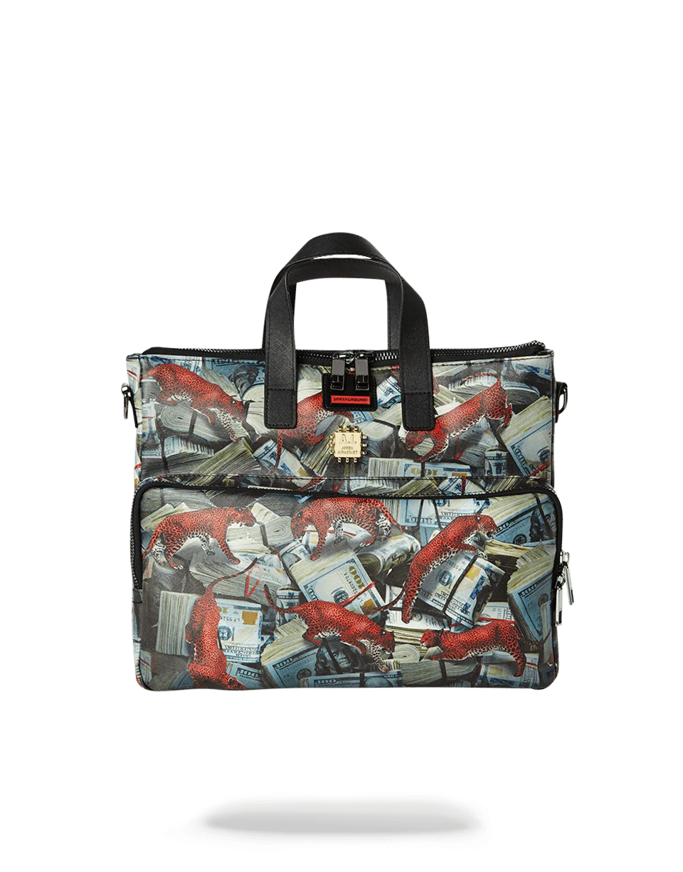 RED LEOPARD MONEY TRAVEL CASE - Image 3