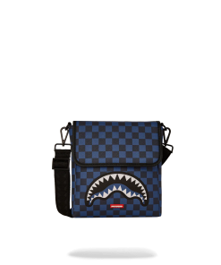 MIDNIGHT MAGIC SHARKS IN PARIS MESSENGER SLING BAG