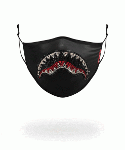 ADULT TRINITY SHARK FORM FITTING FACE MASK